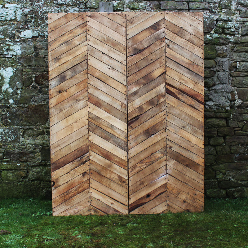Rustic Wood Herringbone Backdrop 1